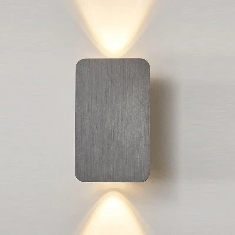 Slim Flat Up and Down Wall Sconce for Bedside