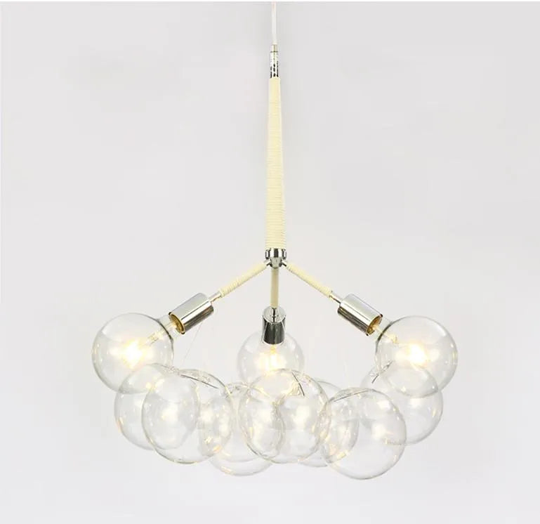 Romantic Glass Bubble Ball LED Chandeliers
