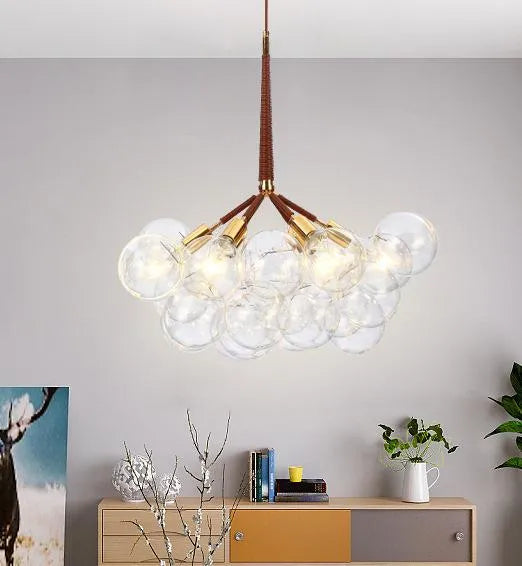 Romantic Glass Bubble Ball LED Chandeliers