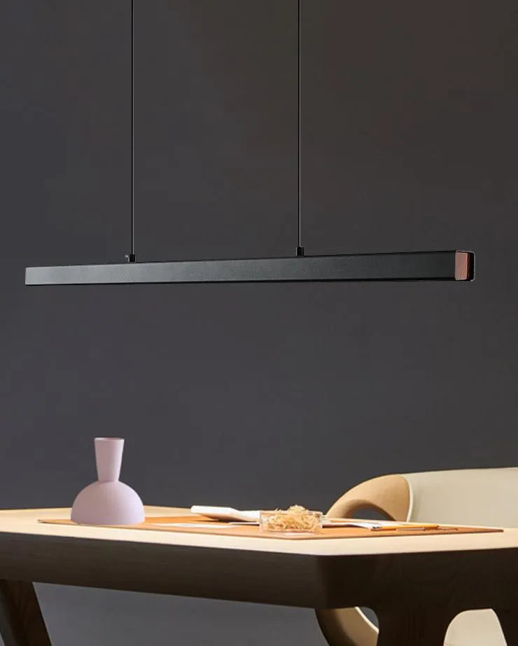 Minimal Linear Dimmable Pendant Light for Dining Room