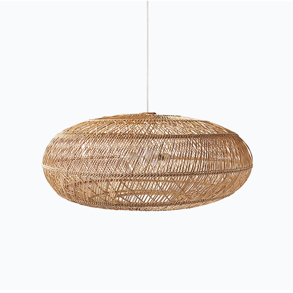 Boho Dining Room Rattan Pendant Light