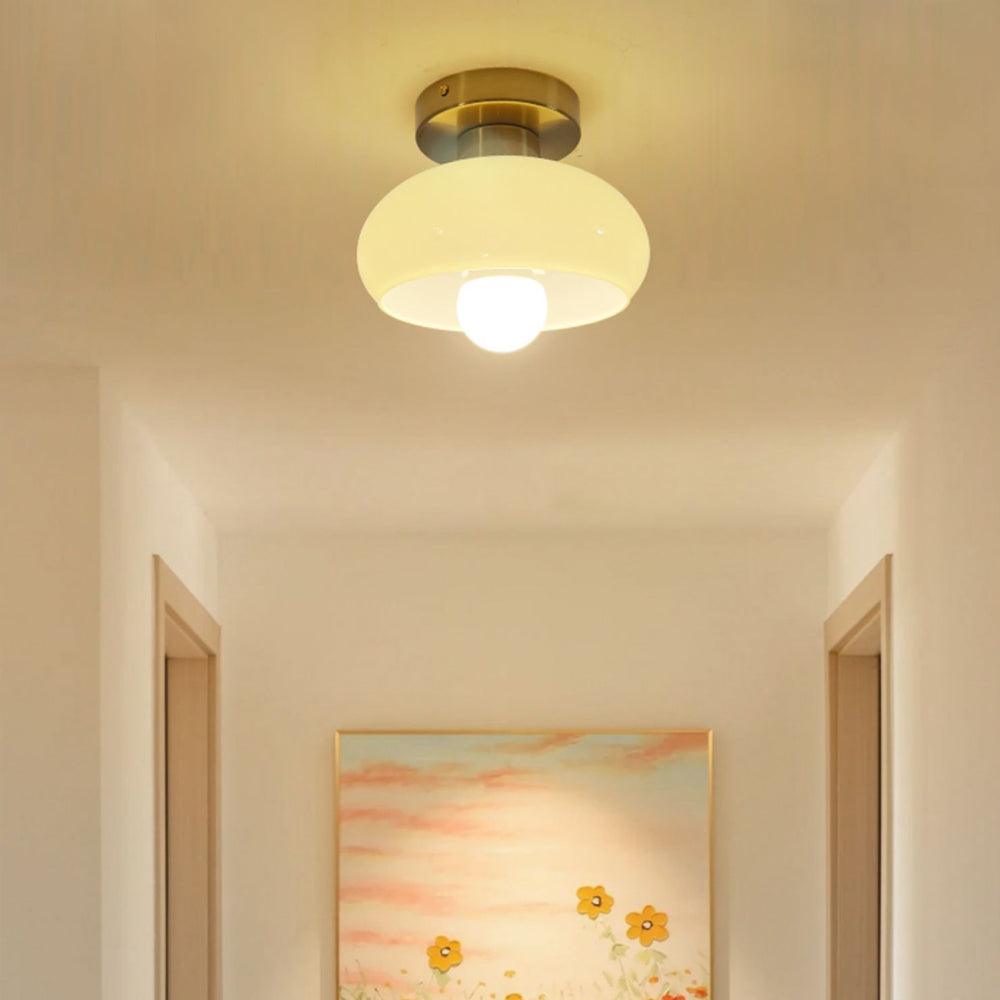 Vintage Glass Pendant Lights for Living Room
