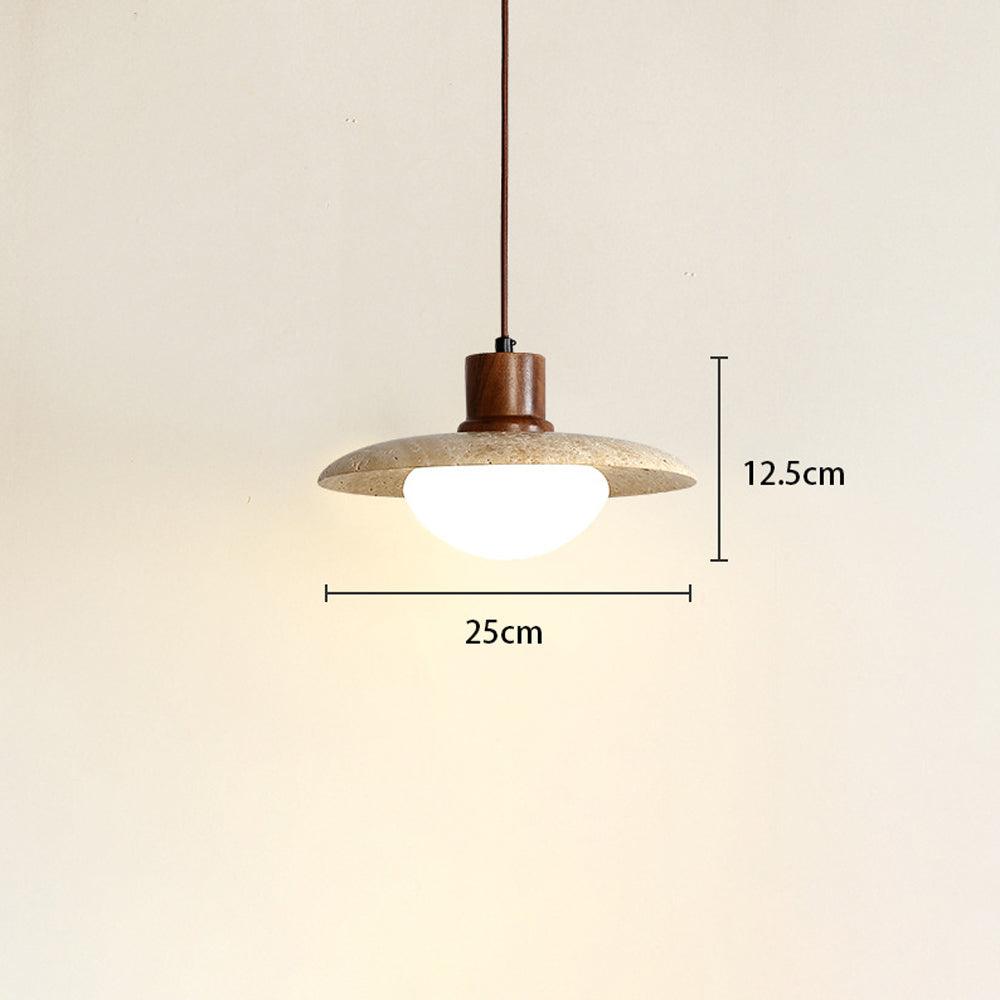 Homestay Travertine Stone Pendant Light Dining room