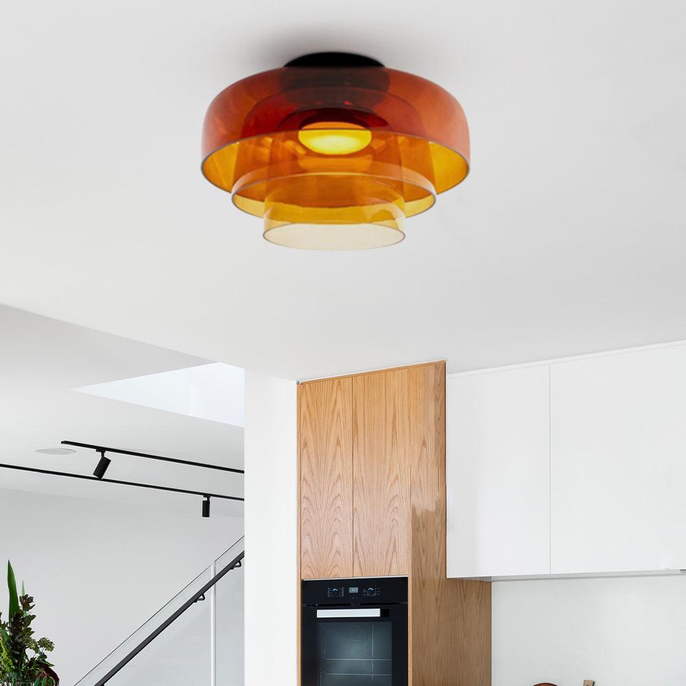 Glass Bowl Ceiling Light for Living room