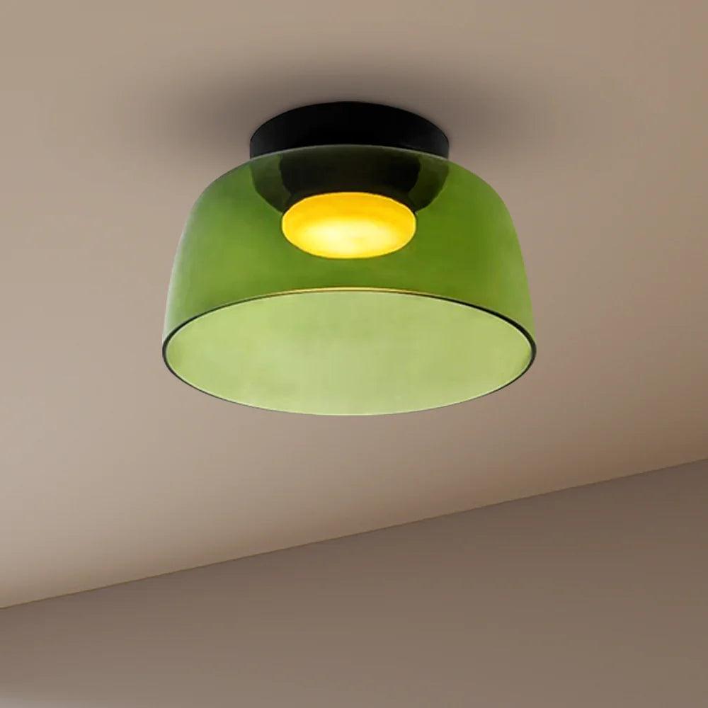 Glass Bowl Ceiling Light for Living room