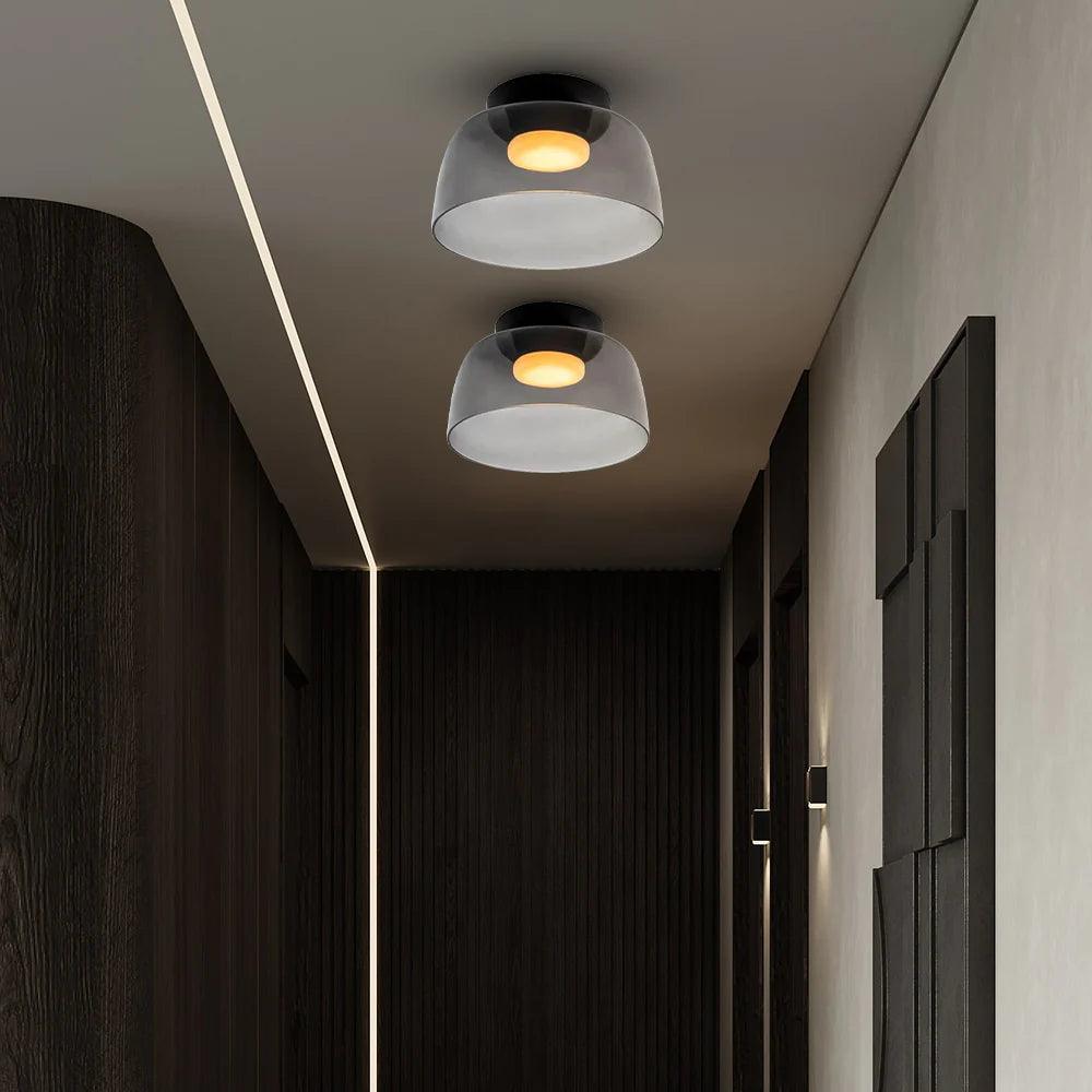 Glass Bowl Ceiling Light for Living room