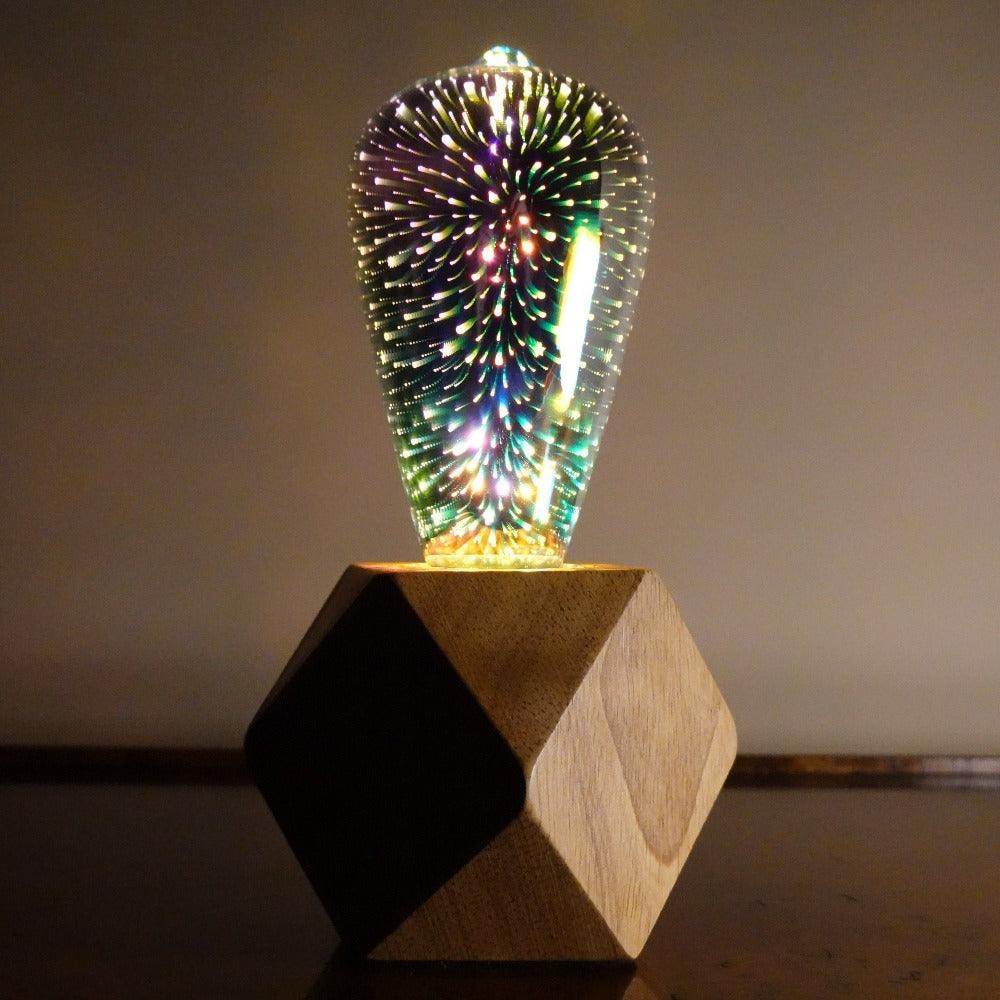 3D Fireworks Modern Crystal Table Lamp