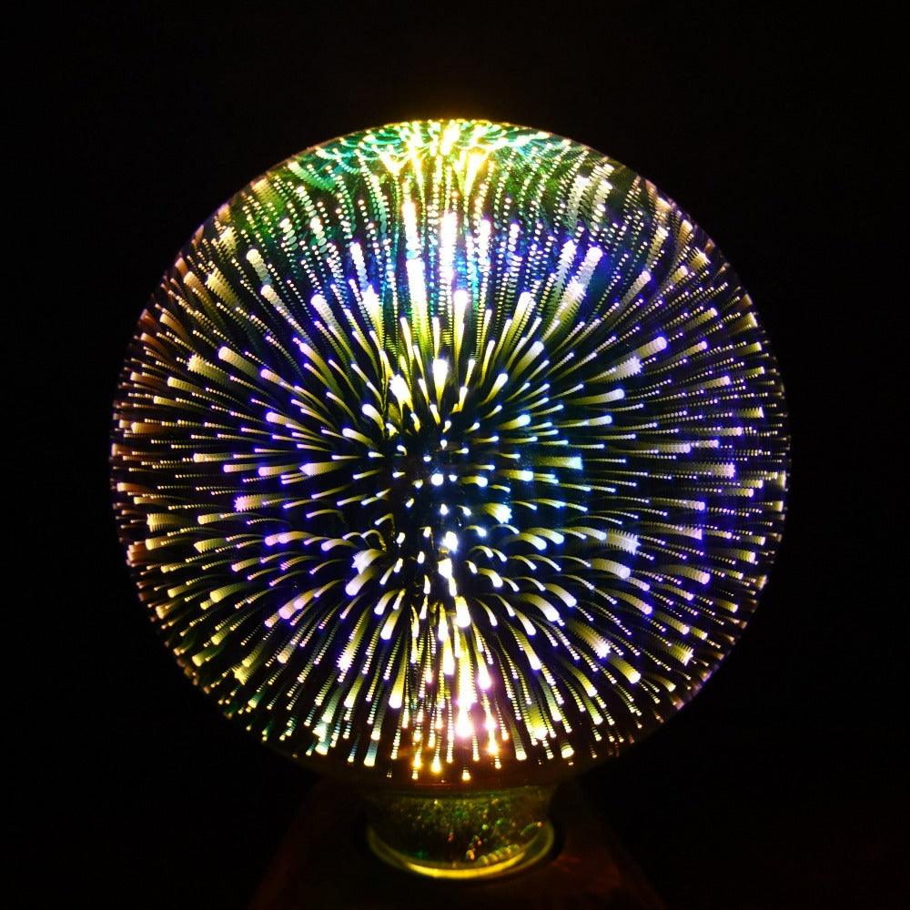 3D Fireworks Modern Crystal Table Lamp