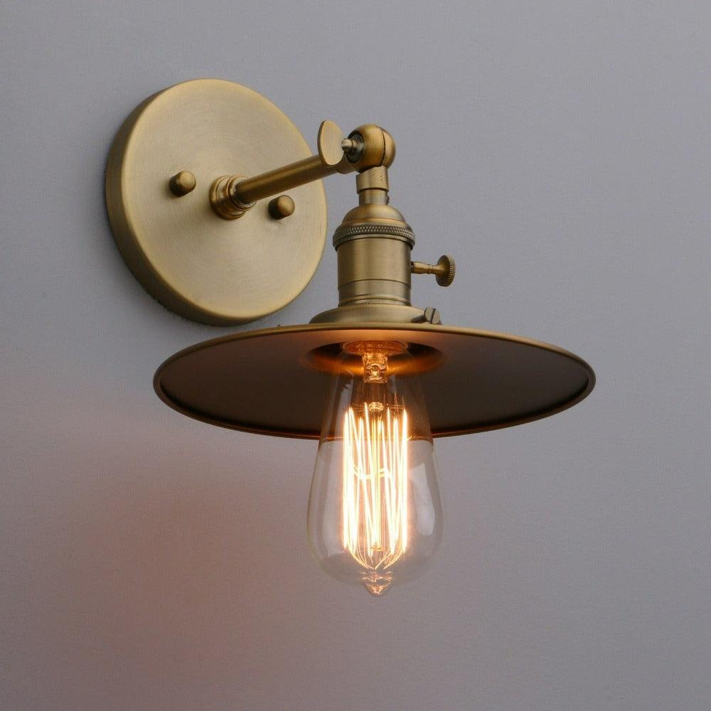 Antique Brass Gold Wall Lights for Bar