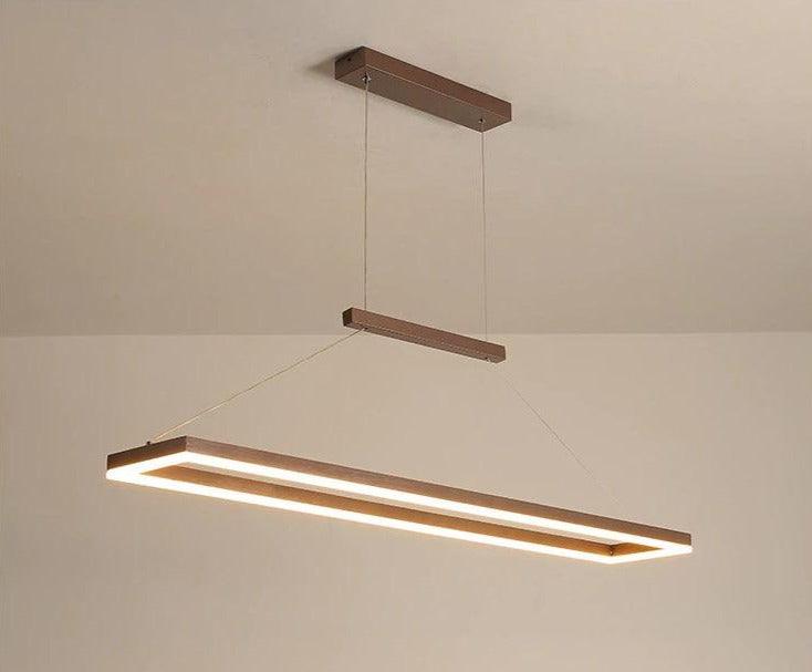 Line Rectangular Pendant Ceiling Lights for Dining Room
