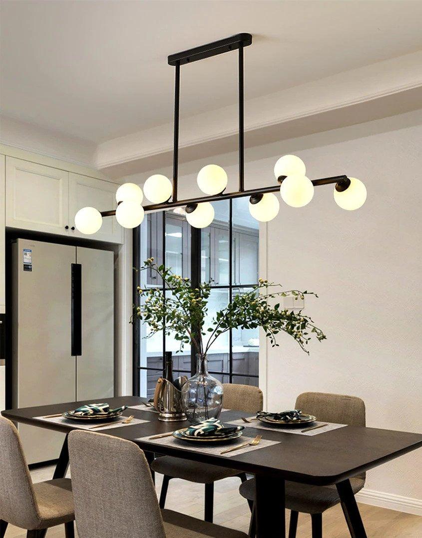 Nordic Dining Room Multi Glass Pendant Lighting