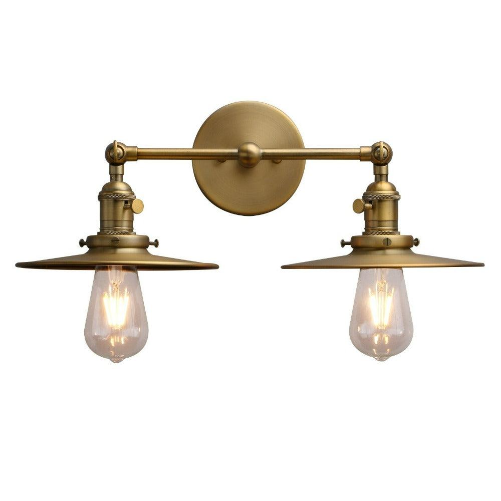 Double Bulb Vintage Country Style Wall Lamp