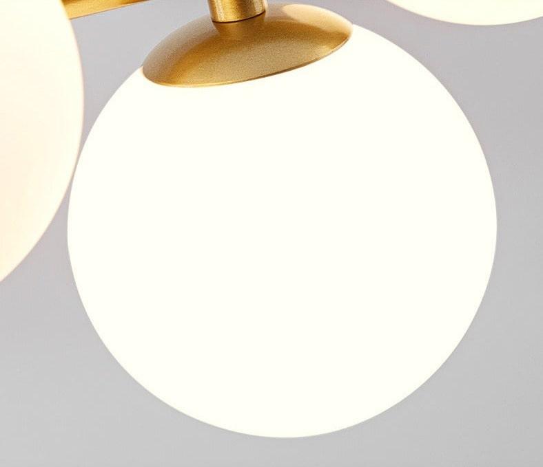 Modern Glass Globe Pendant Light for Kitchen Island