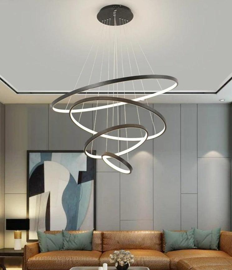 Minimalist LED Circle Ring Pendant Light for Dining Room