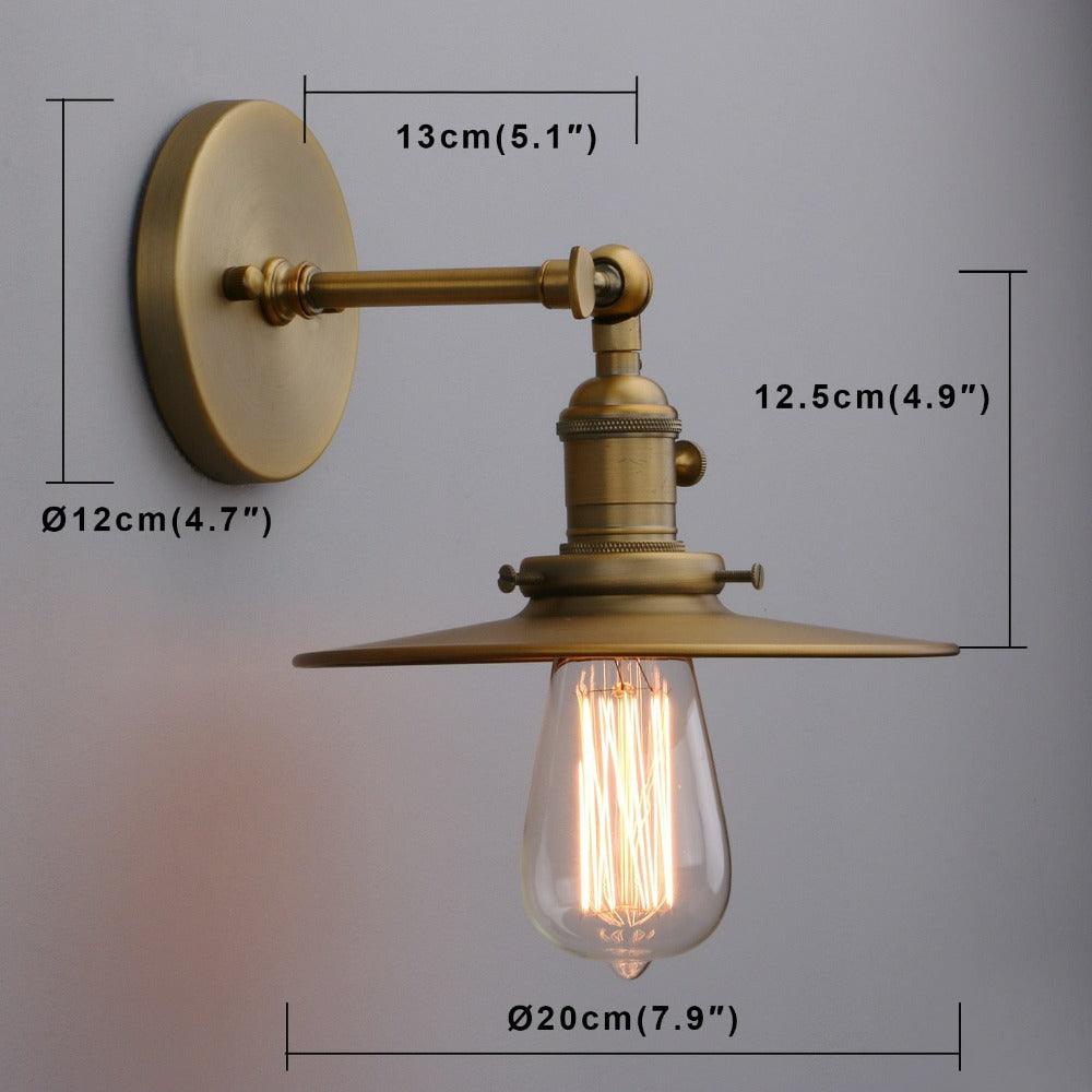 Antique Brass Gold Wall Lights for Bar