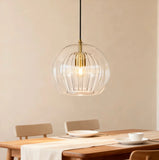 Modern Ball Glass Pendant Light for Dining Room