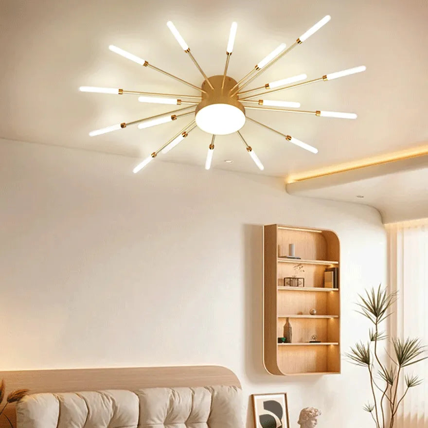 Modern LED Firework Design Ceiling Light for Living Room