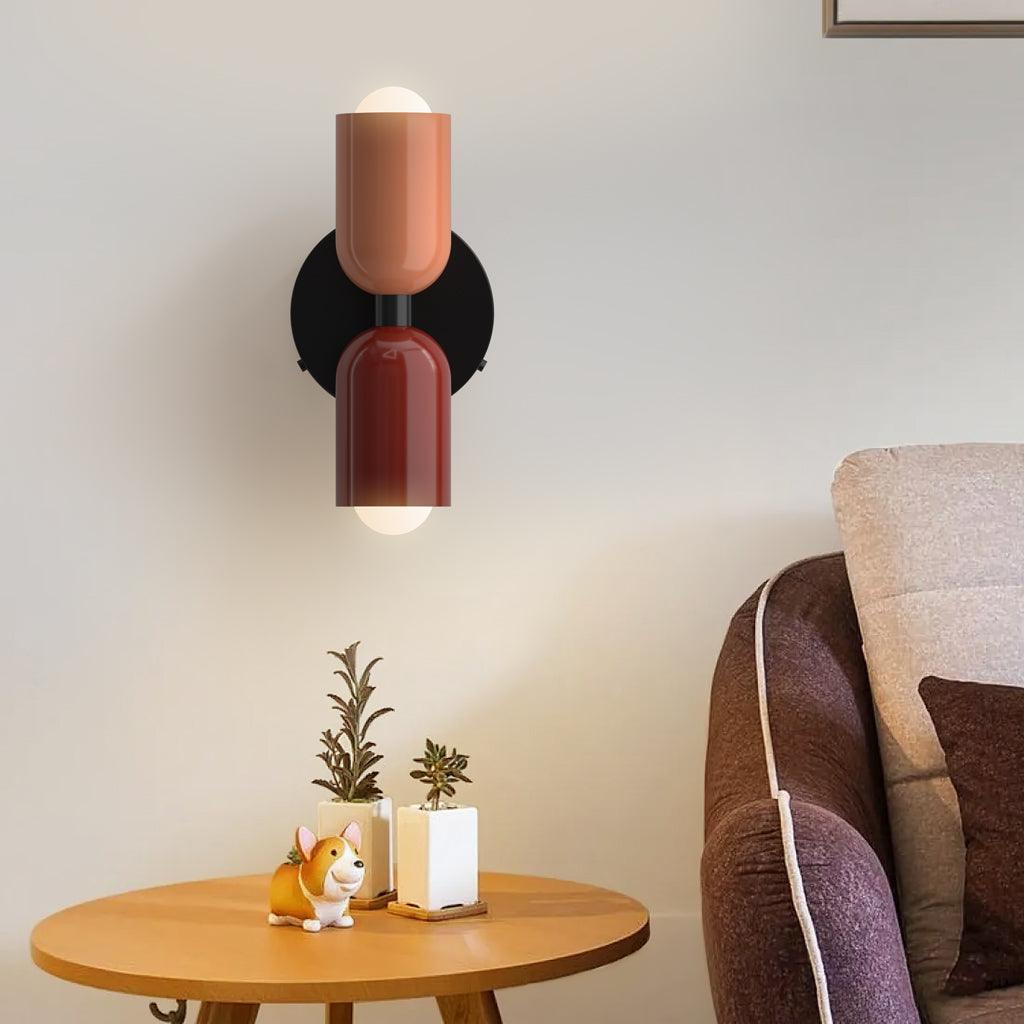 Fun Cream Double Wall Lights for Bedroom