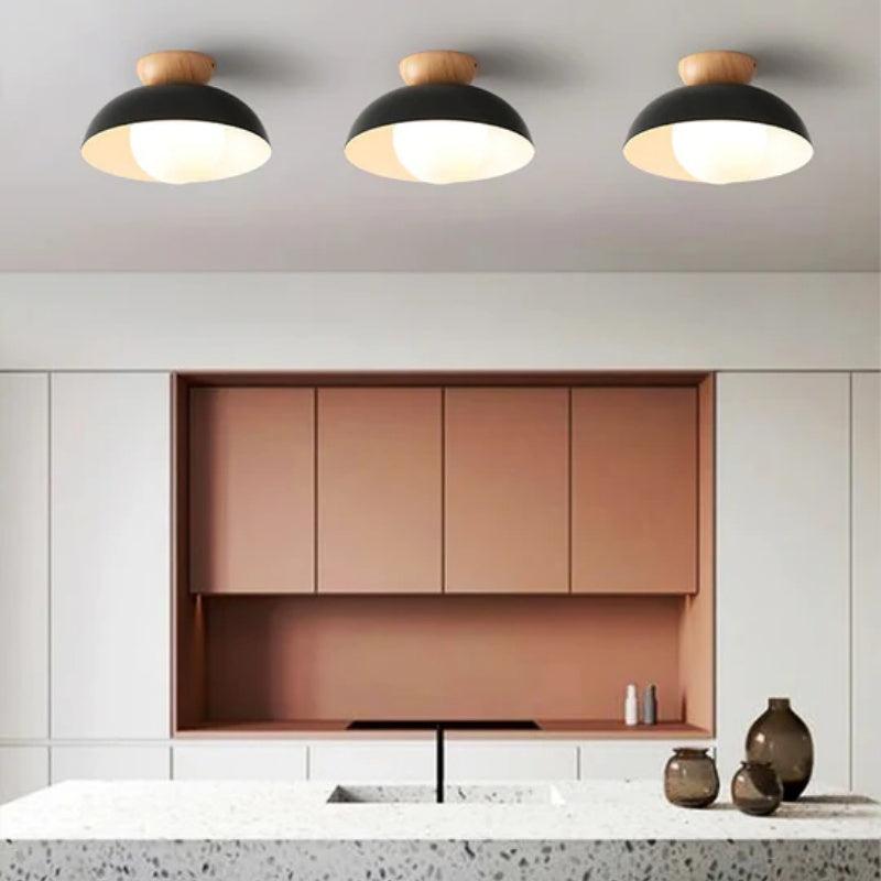Minimalist Wooden Ceiling Light for Dining Room
