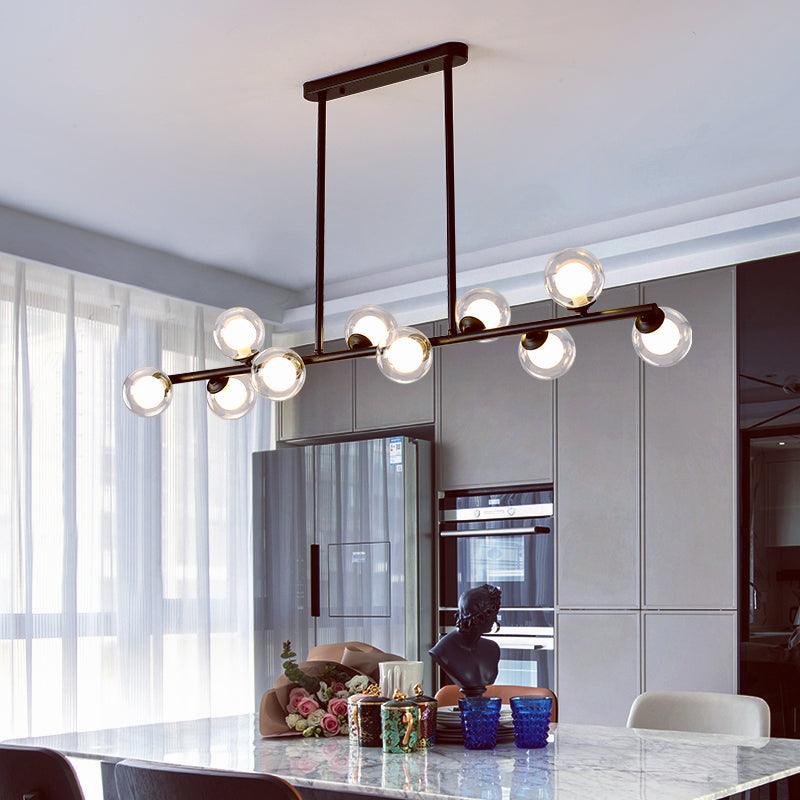 Nordic Dining Room Multi Glass Pendant Lighting