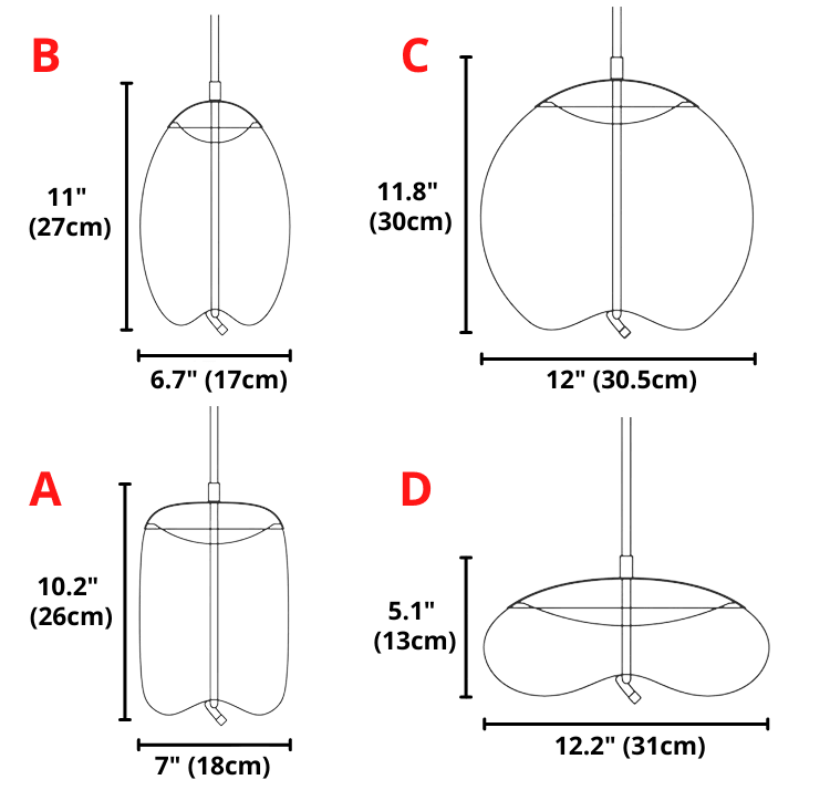 Post Modern Jute Rope Multi Light Glass Pendant