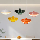 Cake Shape Metal Pendant Light Fitting for Dining Room
