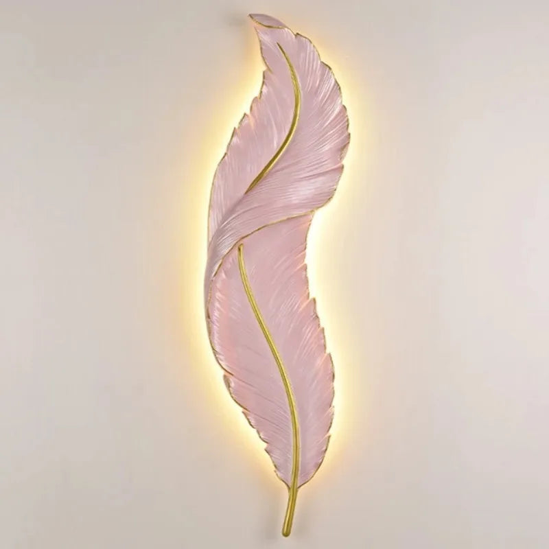 Indoor Lighting Feather Wall Lamps