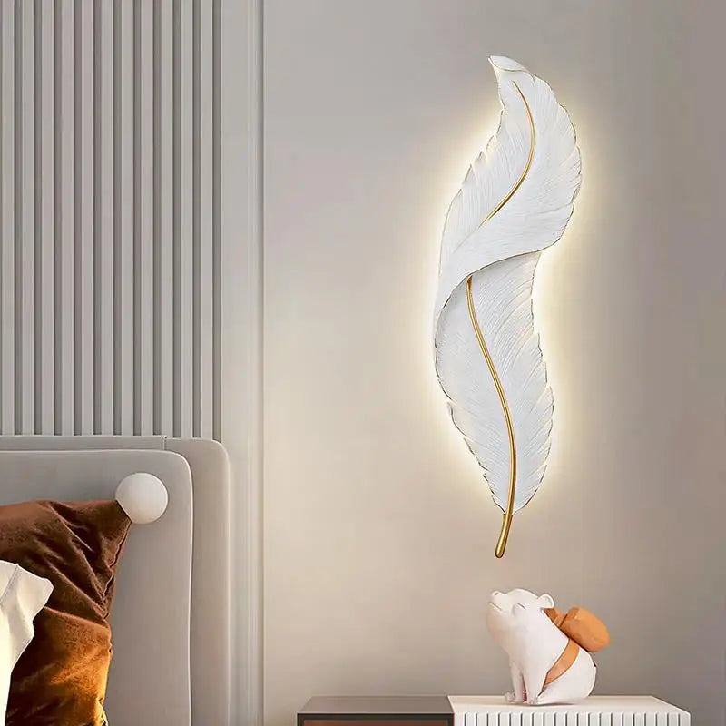 Indoor Lighting Feather Wall Lamps