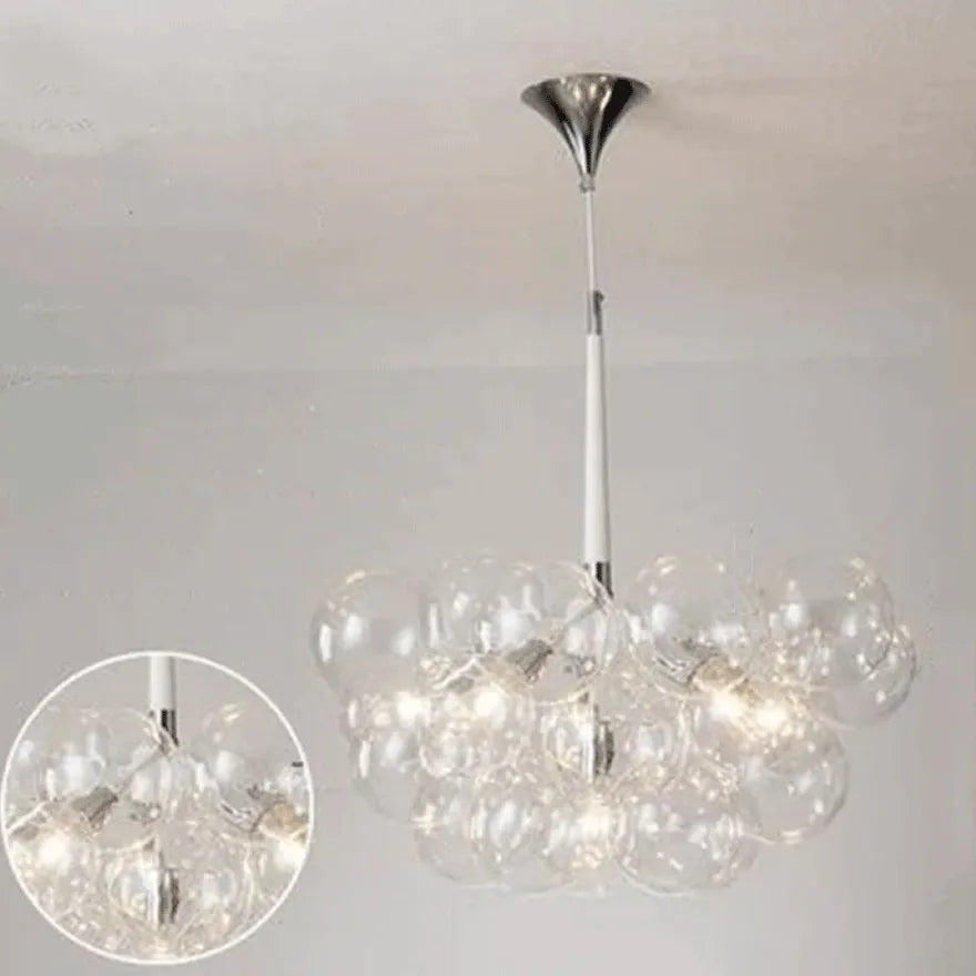 Romantic Glass Bubble Ball LED Chandeliers