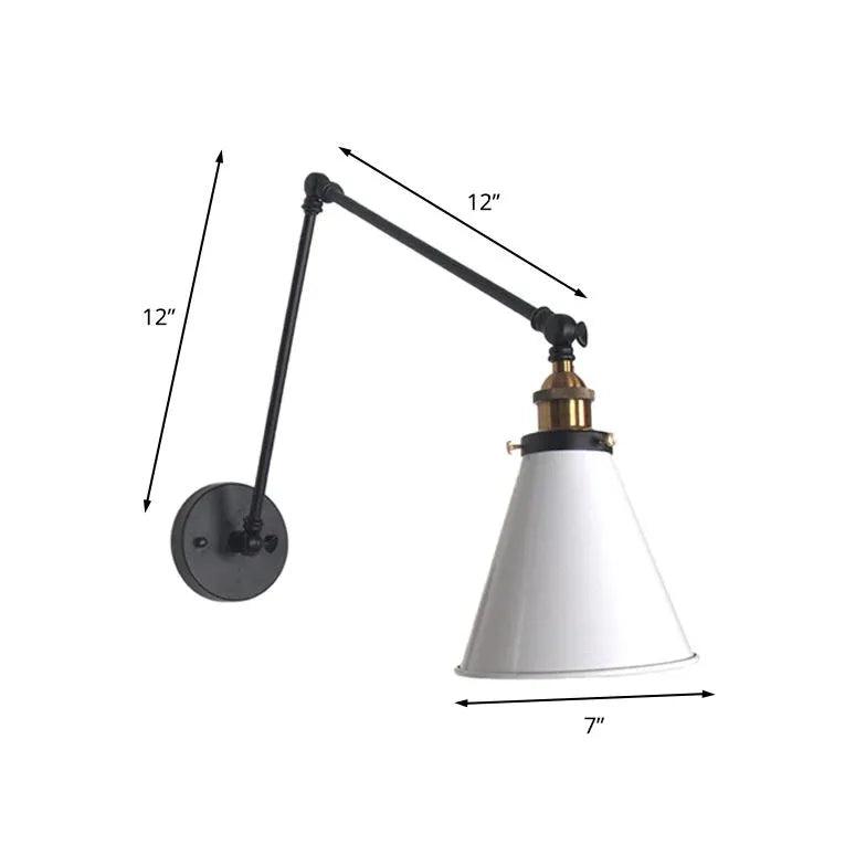 Adjustable Cone Industrial Reading Light