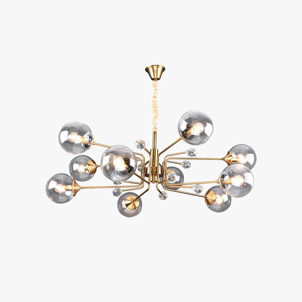 Adjustable Flow Line Modern Chandelier