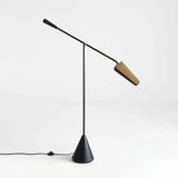 Adjustable Folding Minimalist Modern Black Floor Lamp