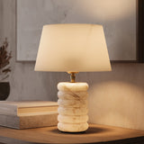 Alabaster Dual Lit Table Lamp