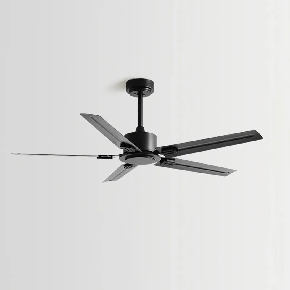 Black Three-Blade Industrial Dining Ceiling Fan