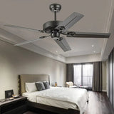 Black Five-Blade Office Industrial Ceiling Fan