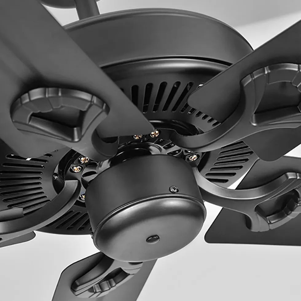 Black Five-Blade Office Industrial Ceiling Fan