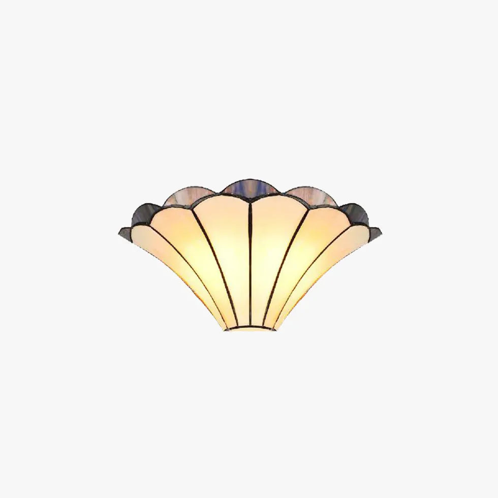 Tiffany Shell Shaped Vintage Wall Lights