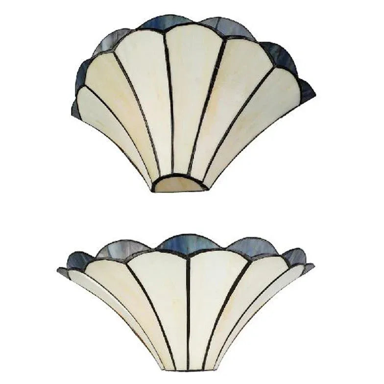 Tiffany Shell Shaped Vintage Wall Lights