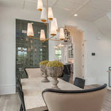 Tapered Chain Kitchen LED Chandelier