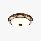 Brass Round Vintage Ceiling Light