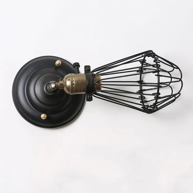 Metal Wire Frame Dining Room Wall Light