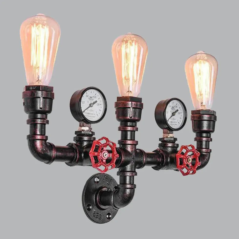 steampunk wall light vintage lighting