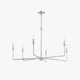 Black Candelabra Industrial Living Room Chandelier