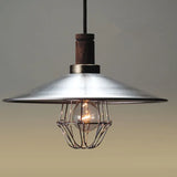 Silver Metal Industrial Kitchen Pendant Light