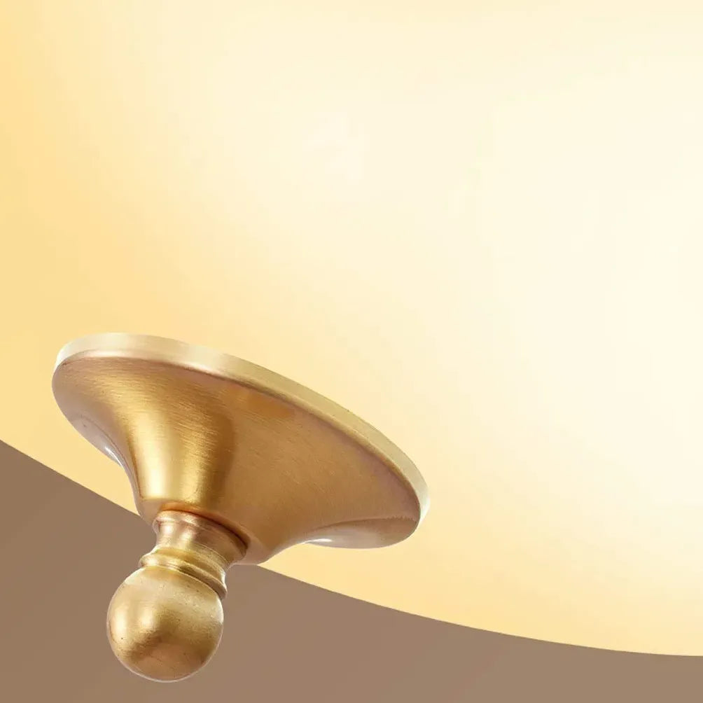 Retro Bowl Shape Vintage Gold Flush Ceiling Lights