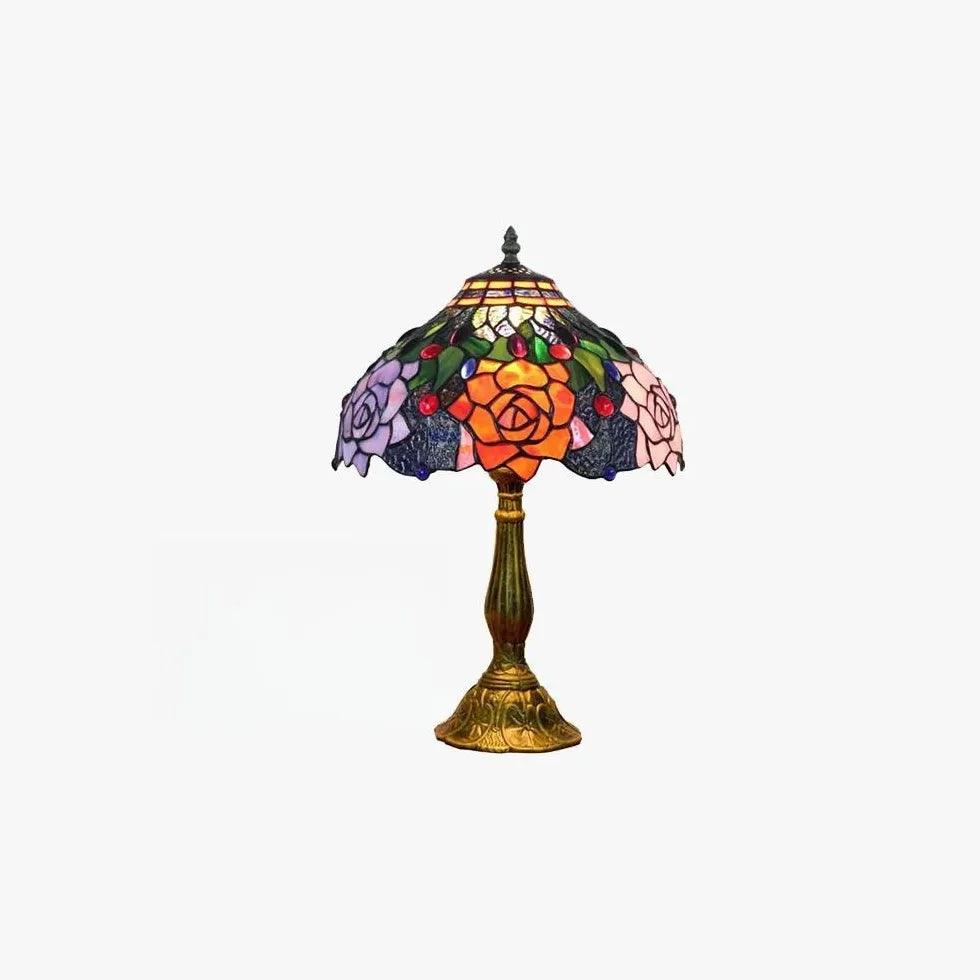 Colorful Glass Vintage Artistic Table Lamp - Clowas