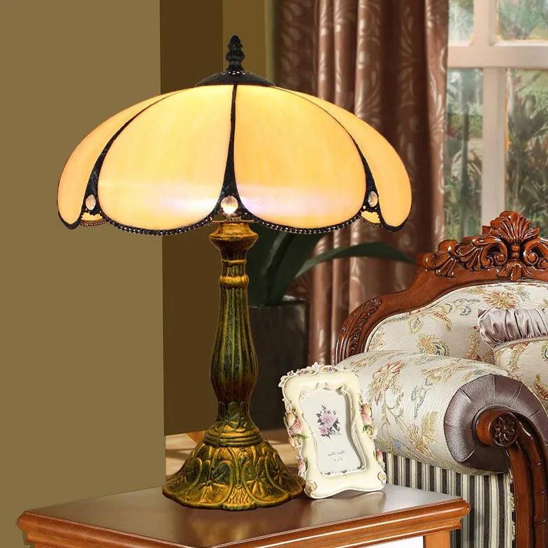Colorful Glass Vintage Artistic Table Lamp - Clowas