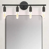 Light Bulb Black Industrial Bathroom Wall Lights