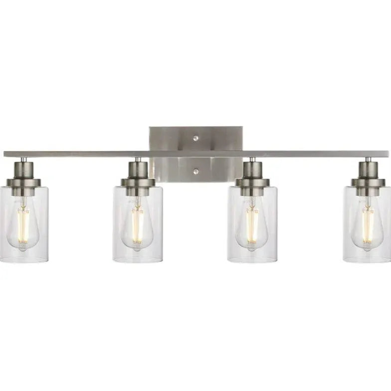 Brushed Nickel Wall Lights Bathroom