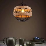 Spherical Cage Design Vintage Kitchen Pendant Light